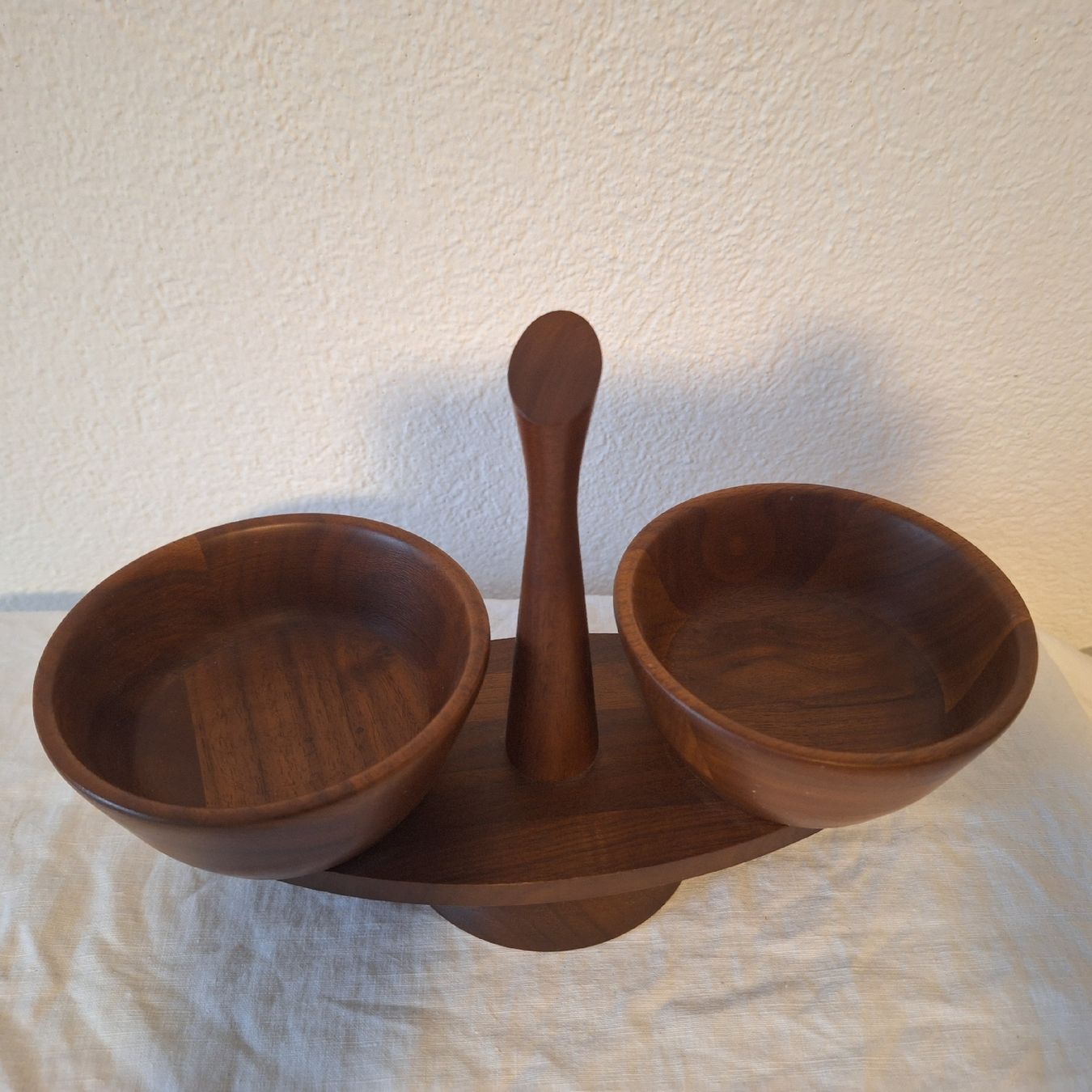 Ciotole: Versand OK! Solid Black Walnut Kustom Kraft Servierschale – Usato da Winterthur venduto da Goldpipau 3