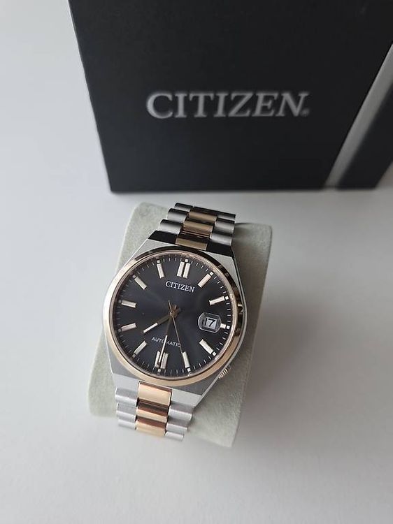 Acquista Orologio da uomo automatico Citizen Tsuyosa in acciaio inossidabile con quadrante blu NJ0150-81L in Italia a partire da 225