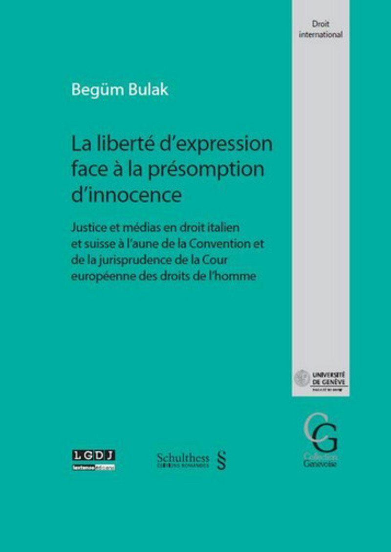 Livres: La liberté d'expression face à la présomption d'innocence – D'occasion à Neuchâtel par Dualseele