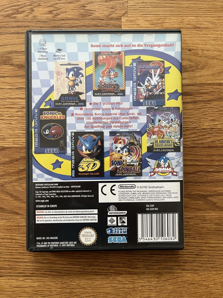 Spiele: Sonic Mega Collection - Gamecube - Top Zustand – Gebraucht aus Baden von tob_t8gw 1