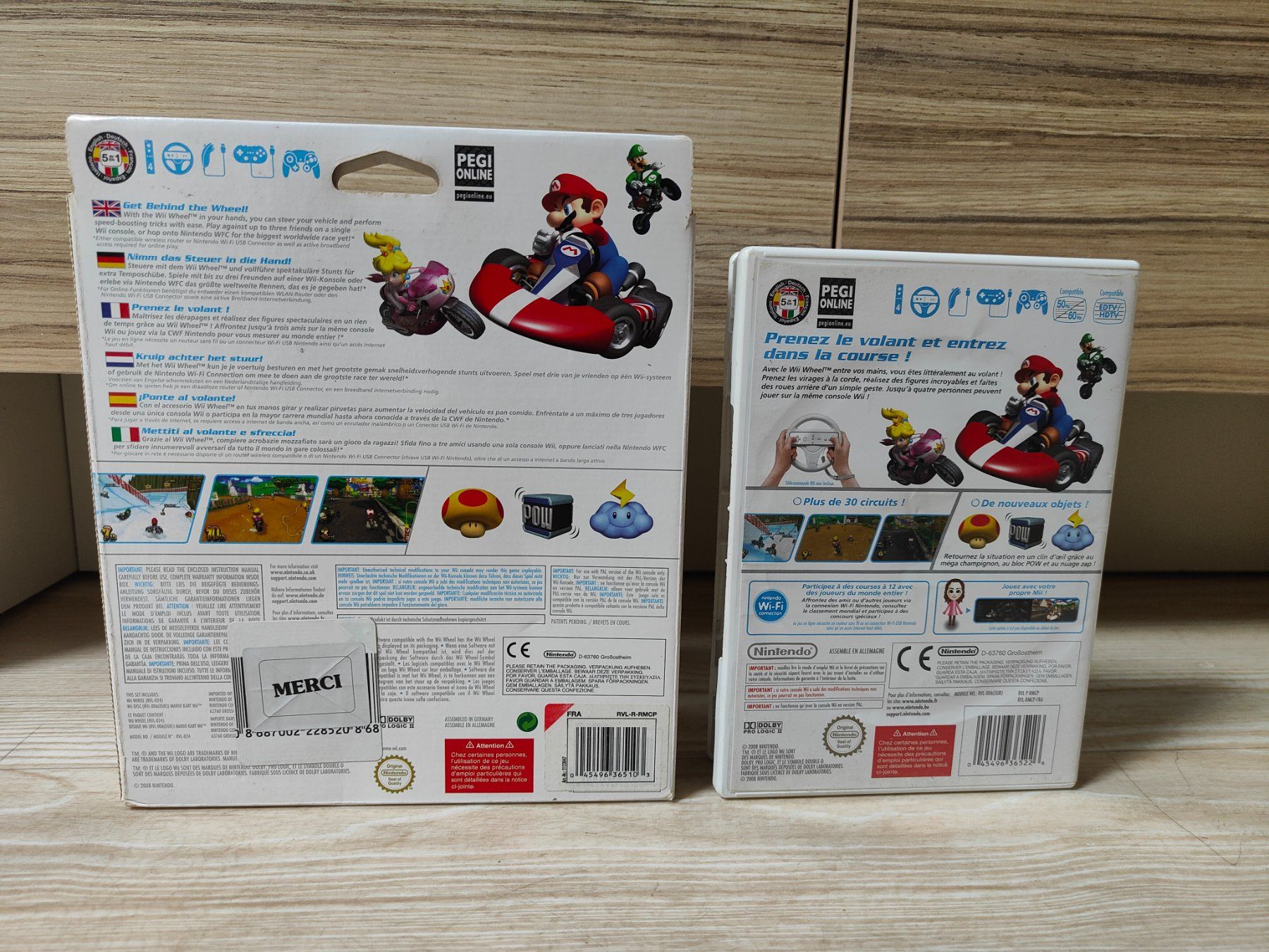 Nintendo Spiele: Mario kart Wii + Volant, Édition Limitée – Gebraucht aus Châtelaine von Chompis 2