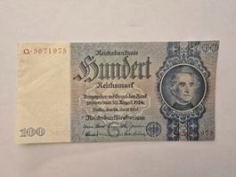 100 Mark 1924 Reichsbanknote