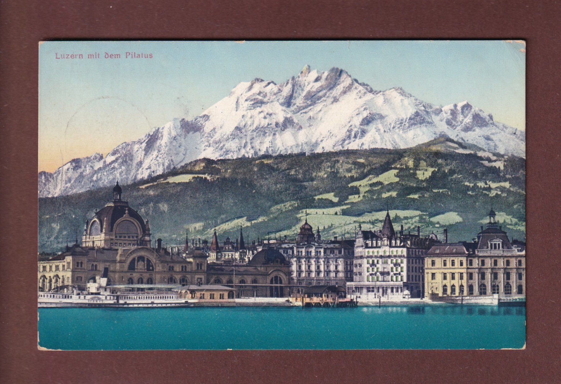 Ansichtskarten: LUZERN - Pilatus - 1916 Feldpost – Gebraucht aus Pully von nicecards-shop