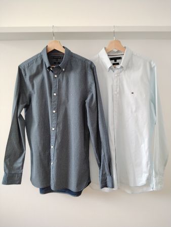 Lot de 2 chemises Tommy Hilfiger Thflex Slim Fit