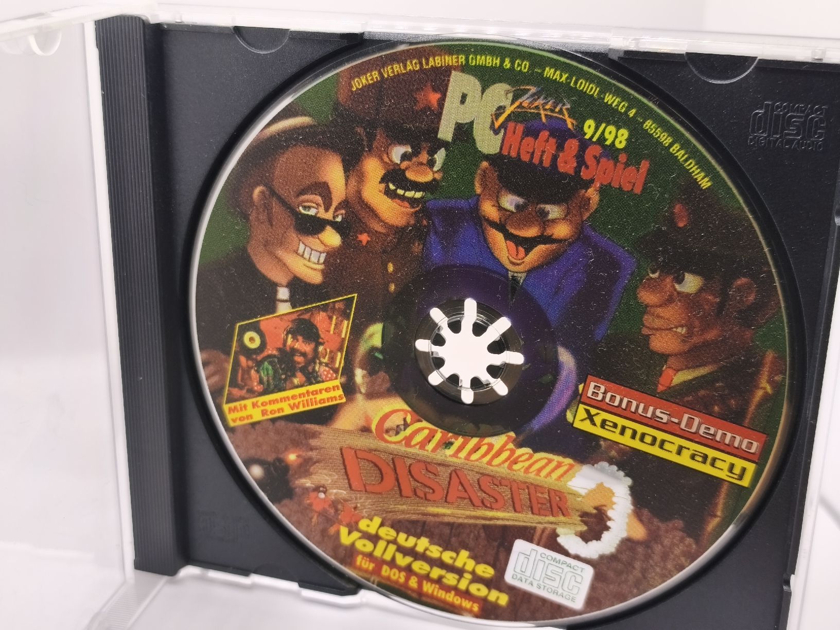 Sony Jeux: PC Heft 9/98 Caribbean Disaster deutsche Vollversion – D'occasion à Conthey par Th3gr4yf0x