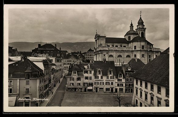 Ansichtskarten: AK Solothurn, Klosterplatz – Gebraucht aus Berlin von bartko-reher