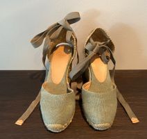 Cotone Espadrilles Wedges Sommer Schuhe Gr. 36 Neuwertig!