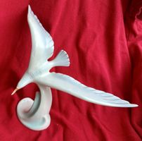Porzellan Figur „Möwe“, Hollohaza Ungarn, gestempelt✨✨