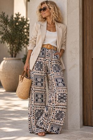 Hübsche stylische leichte Hose Gr.M  NEU