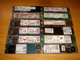 1 stück 256gb m.2 nvme ssd. Getestet. Top zustand