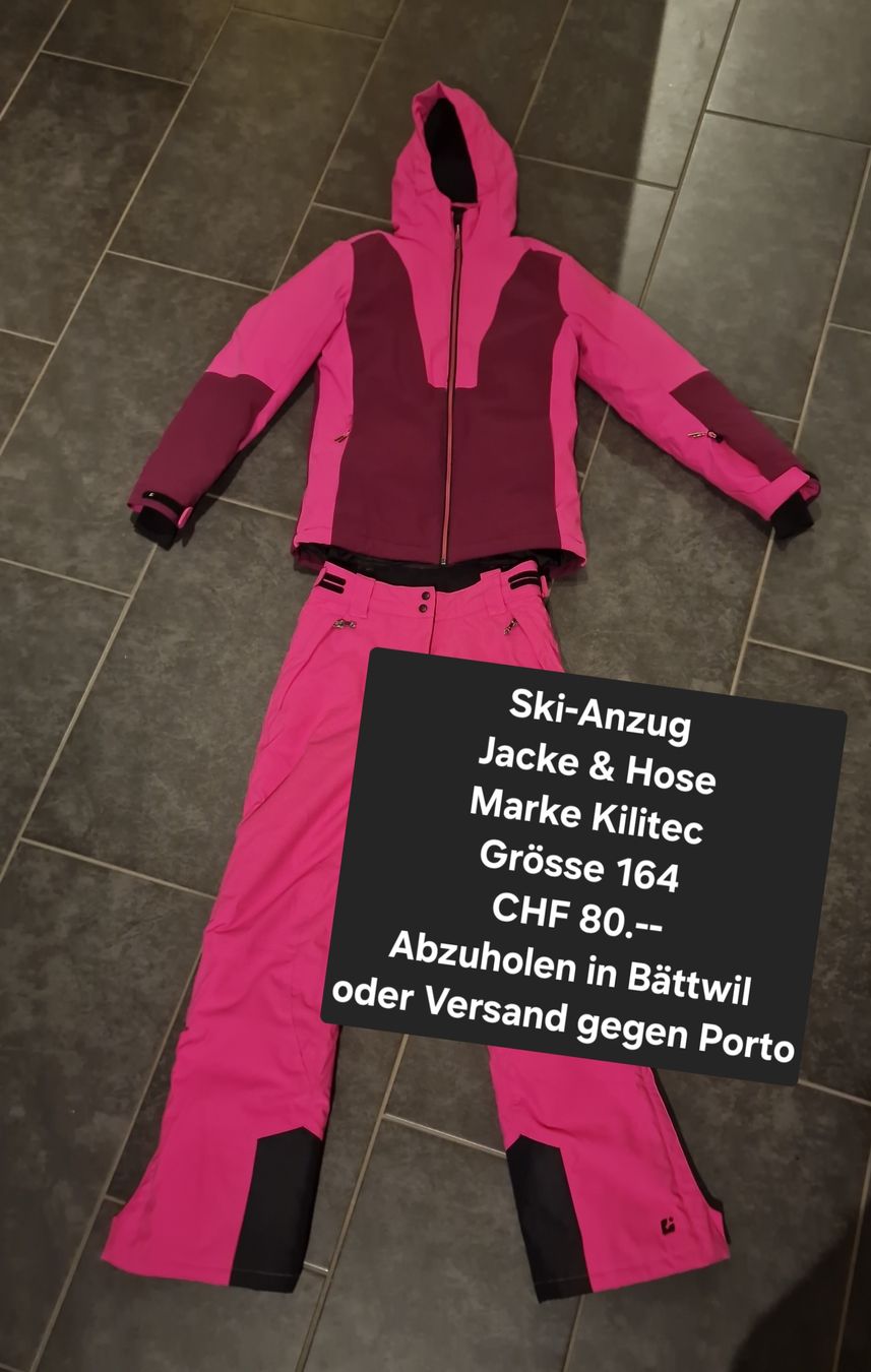 Killtec Completi: Ski-Anzug Gr. 164 Jacke und Hose – Usato da Bättwil venduto da FOCUS122