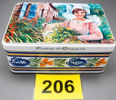 Vintage Blechdose "Costume de Quimperlé" Josette Rohon, 206