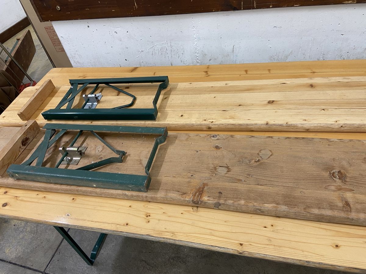 Set di tavolo e panche: Festbank klappbar Holz  – Usato da Dietikon venduto da brocki-eyra 1