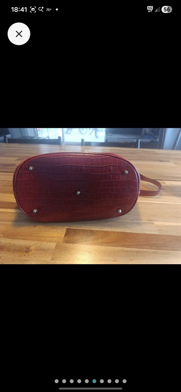 Maison Mollerus Taschen für Damen: Maison Mollerus Tasche rot – Gebraucht aus Münchenbuchsee von Cori1968 3