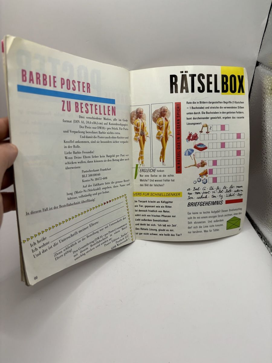 Zeitschriften & Magazine: 1987 German Barbie journal Herbst/Winter – Gebraucht aus Genève von sho_67qj 5