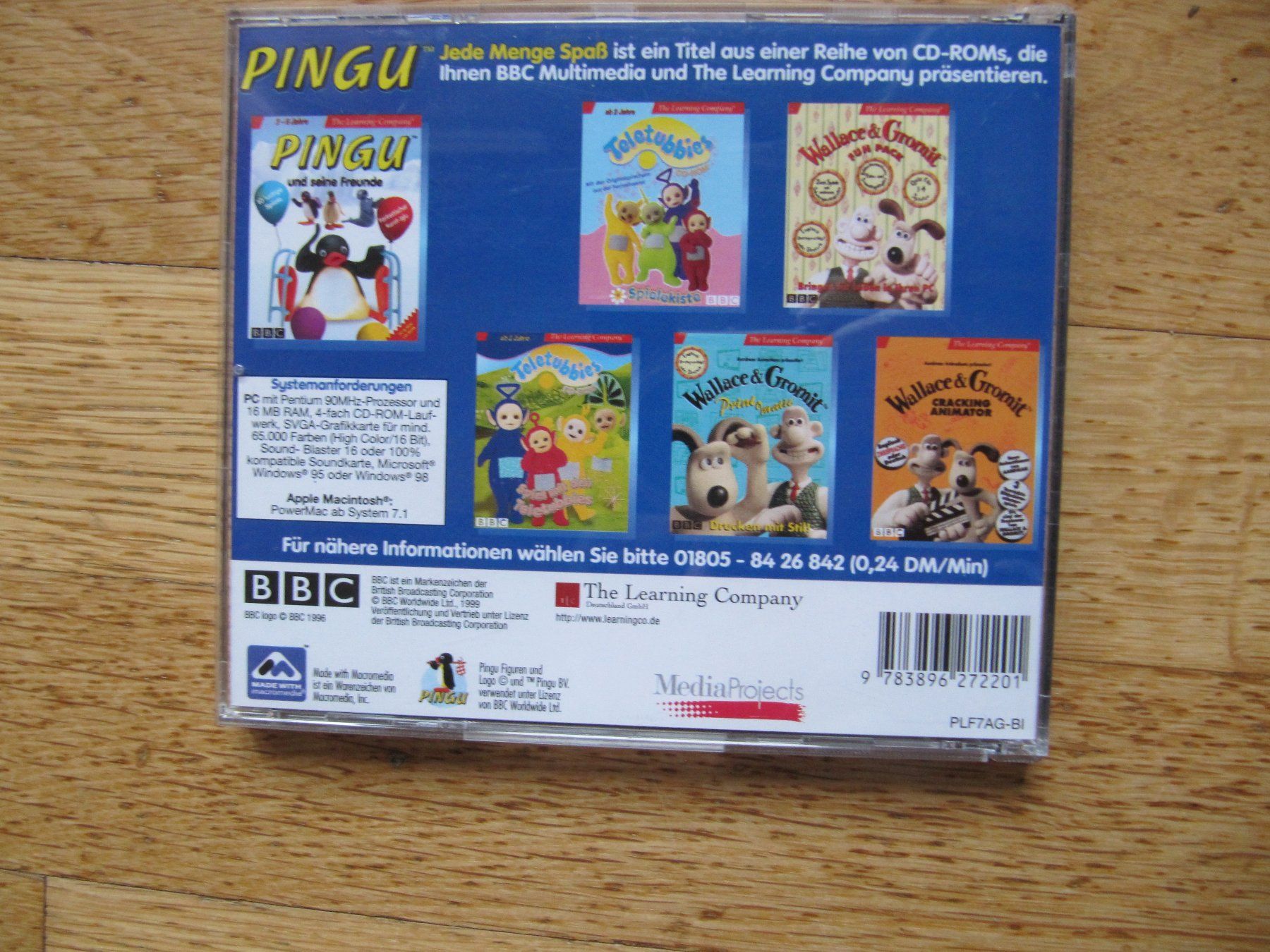 CD & DVD vergini: Kinder-CD-ROM: PINGU - The learning Company - Lernspiele – Usato da Würenlos venduto da AustralisZ 3