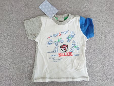 Baby Boy T-Shirt Chicco Motocross Gr. 68 100% Baumwolle