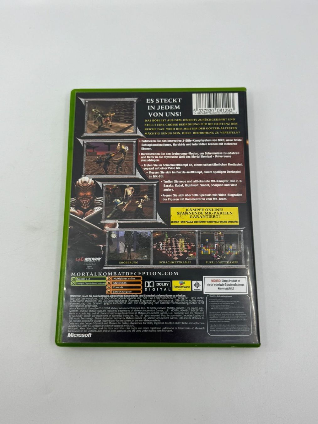 Giochi: Mortal Kombat Deception (XBOX) – Usato da Herisau venduto da Seyashop1 2