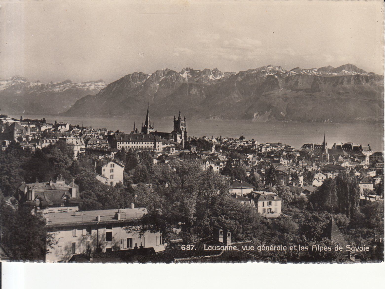 Ansichtskarten: Lausanne 1948 – Gebraucht aus Bürglen TG von StampGraf