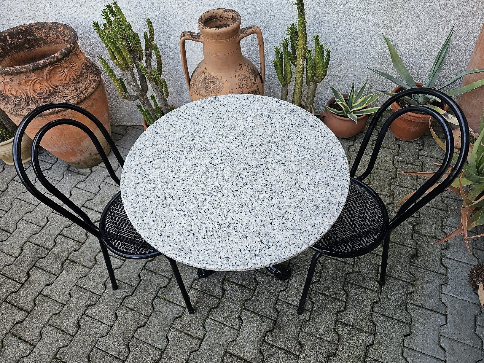 Tavoli: Bistrotisch Granittisch 2 Stühle – Usato da Villnachern venduto da hasta08 1