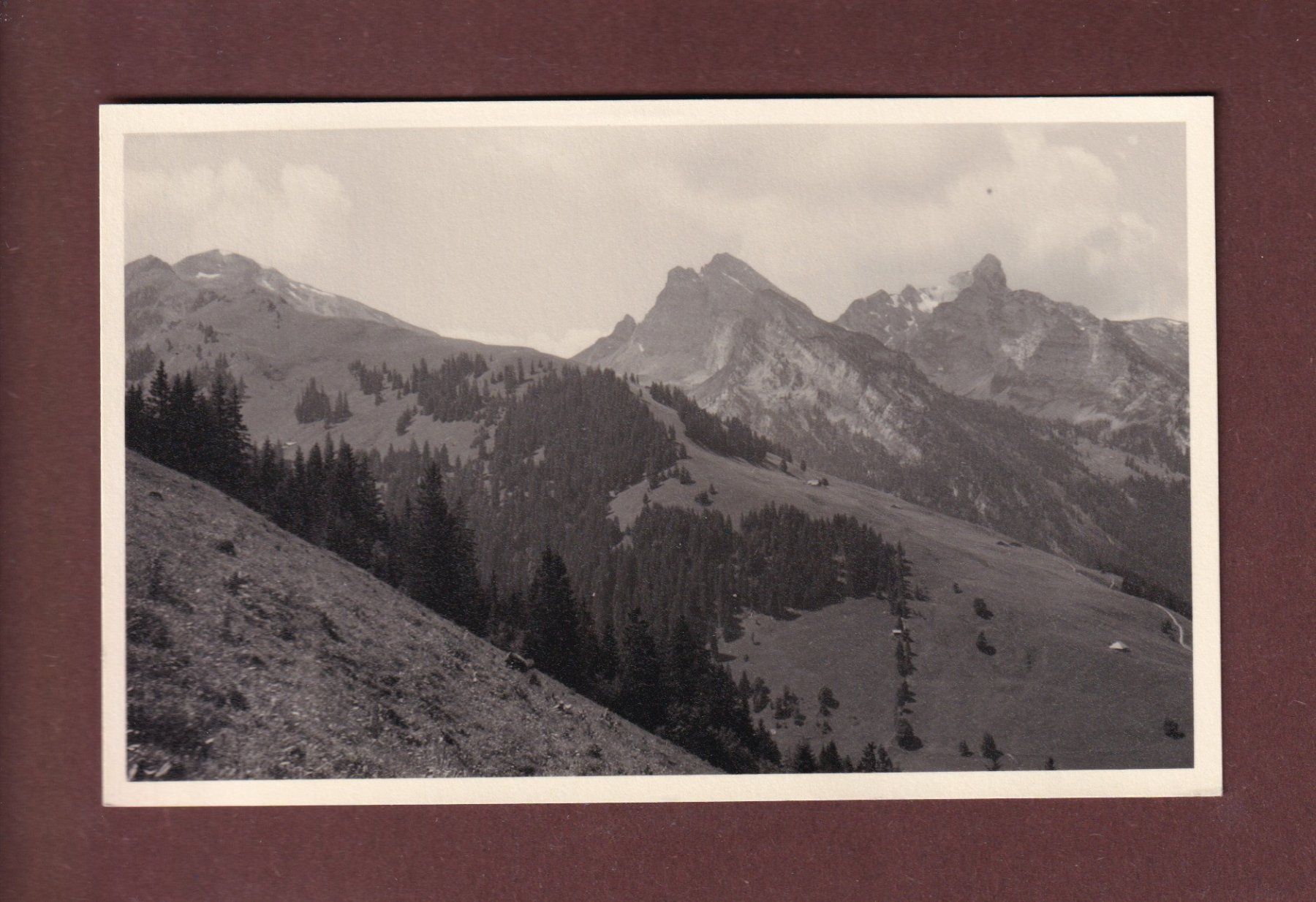 Ansichtskarten: Foto - GRIMMIALP - 1934 – Gebraucht aus Pully von nicecards-shop