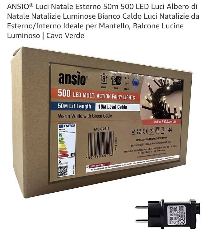 Lampade: Vendo luci di Natale – Usato da Pregassona venduto da Ari_ave