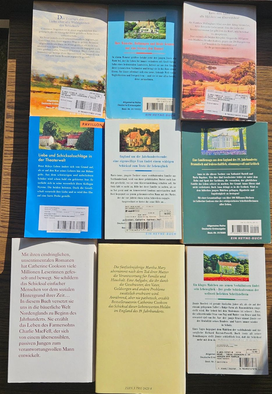 Libri: 9 Catherine Cookson Romane – Usato da St. Gallen venduto da Patrizia0711 1
