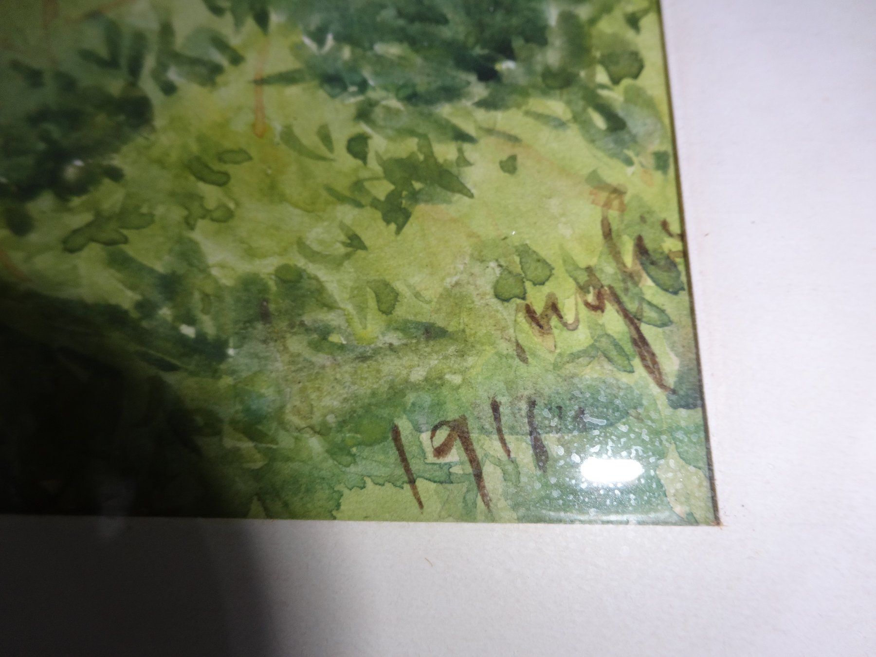 Dipinti: Aquarell  Signiert Landschaft 1918 – Usato da Neerach venduto da jenny062 6