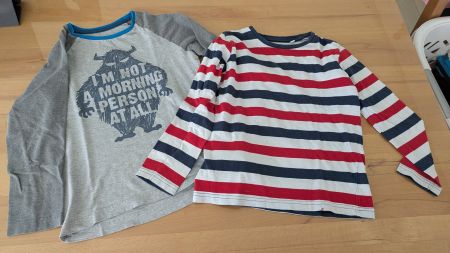 Langarmshirt Set - Dünne Pullover - 134
