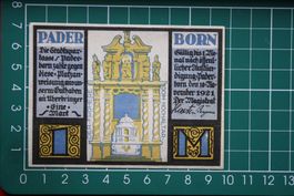 currency emergency money germany baderborn 1mark 1921