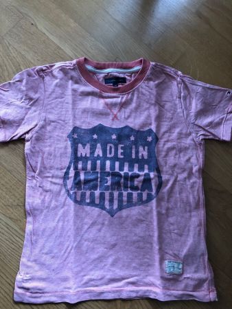 T-SHIRT TOMMY HILFIGER 140 lachs gestreift