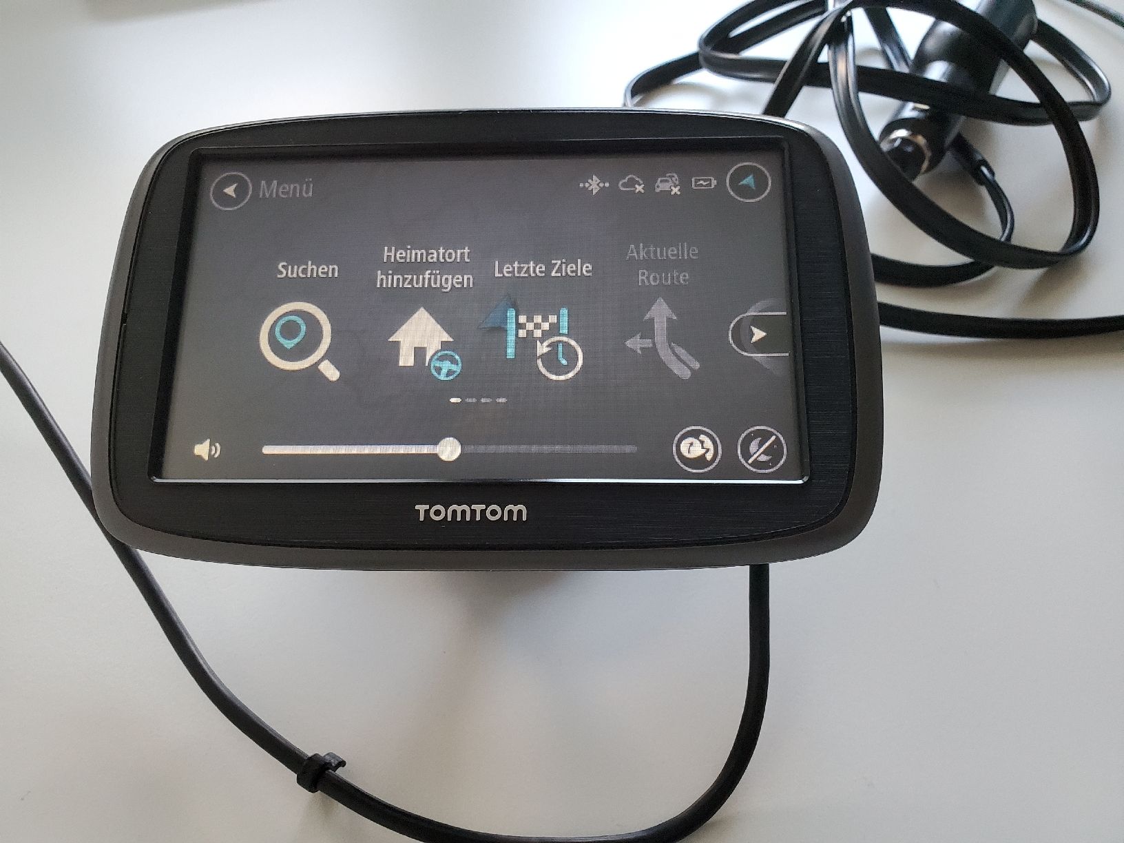 Tomtom Navigatori: TomTom Navigationssystem mit Ladekabel und Halterung – Usato da Lanzenhäusern venduto da Ulika 4