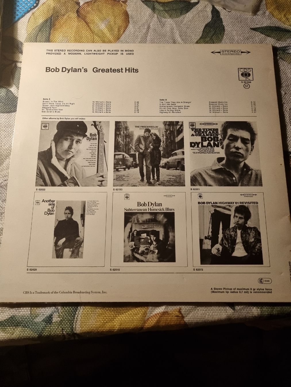 Vinyles: Lp Bob Dylan  – D'occasion à Ostermundigen par vintage60 1