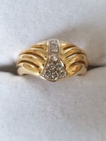 Ring Traum in 750 Gold mit Diamanten