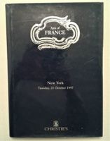 Arts of France auction catalog New York