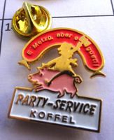Pin Party Service Koffel  E Metzg aber e Gueti