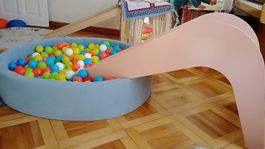 Bällebad und Rutsche Jupiduu - Piscine à balles et toboggan