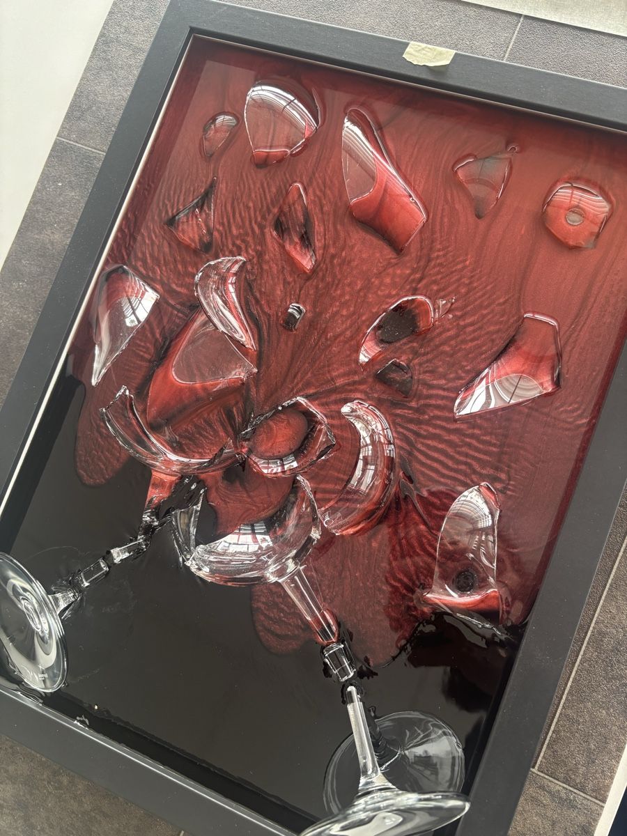 Alle Dekorationen: Wein/Bild/Epoxidharz/Kunst – Neu (gemäss Beschreibung) aus Kreuzlingen von ArtTrading 1