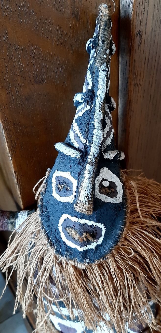Statuette: Afrikanische Figur aus Gewebe  -  Stoff Figur – Usato da Tagelswangen venduto da BrigittaC01 8