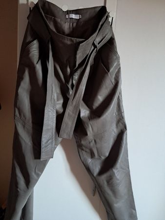 Coster copenhagen Lederhose ( Echtleder ) 36 hellgrau