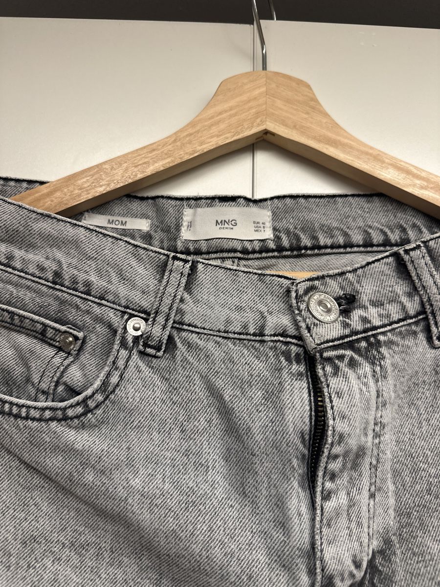 Mango Jeans: Graue Mango Mom Jeans, Top Zustand, Groesse 38 – Usato da Sargans venduto da dia_xw6j 1