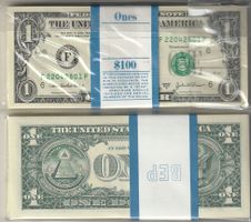 1 Dolllar  2003  100 stk original pak unz bankfriesch