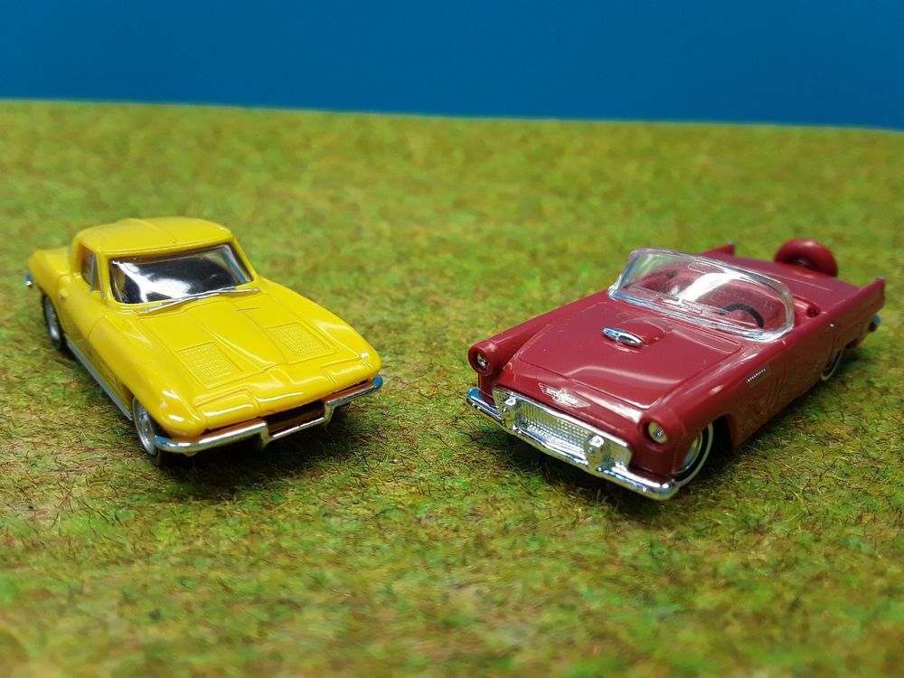 1 x Corvette _ 1 x Ford Thunderbird _ 187 _ Spur H0 Kaufen auf Ricardo