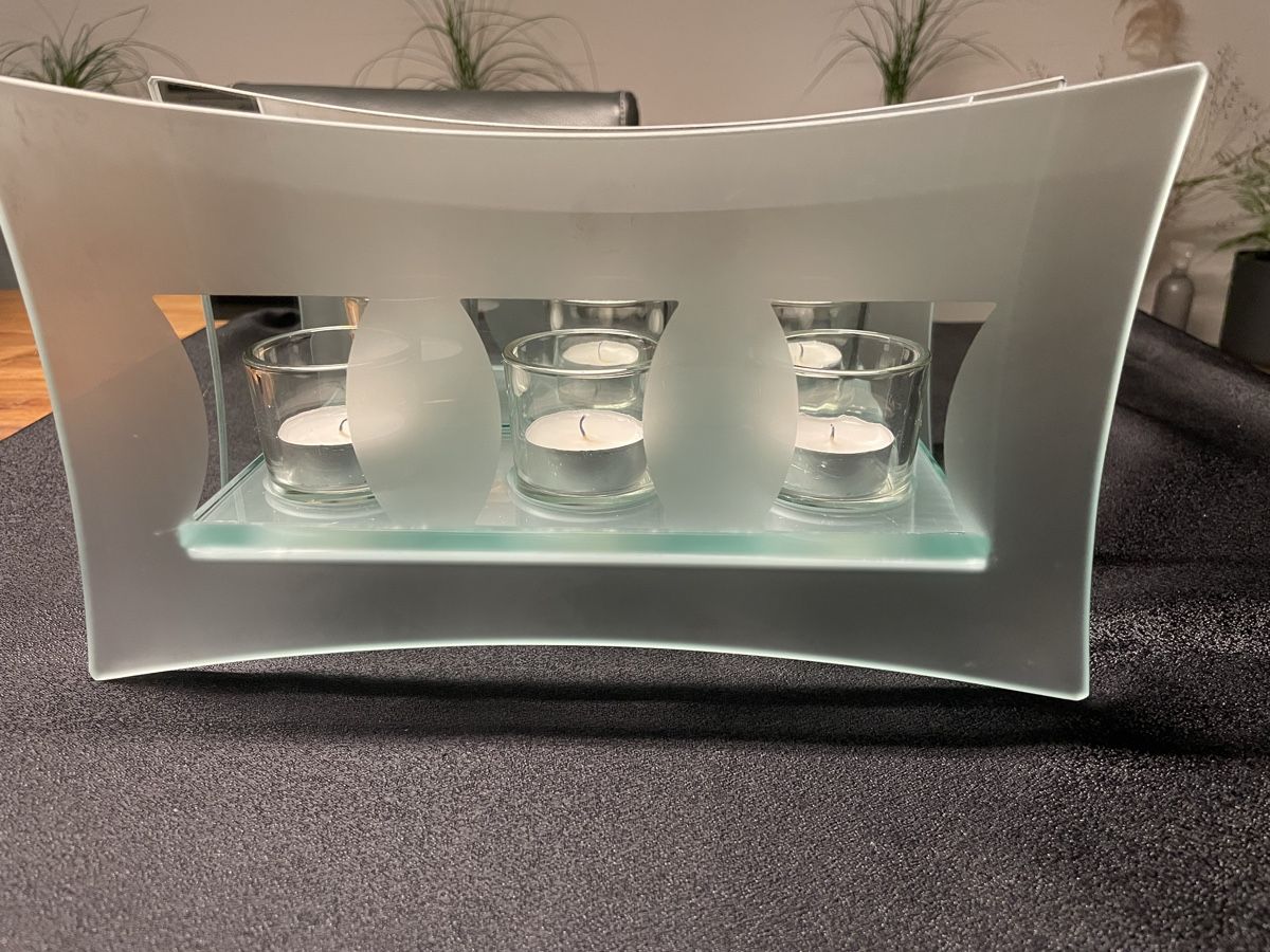 Partylite Alle Dekorationen: Teelichthalter 3er Glas matt, original verpackt – Neu und originalverpackt aus Winterthur von sch_yc9l 1