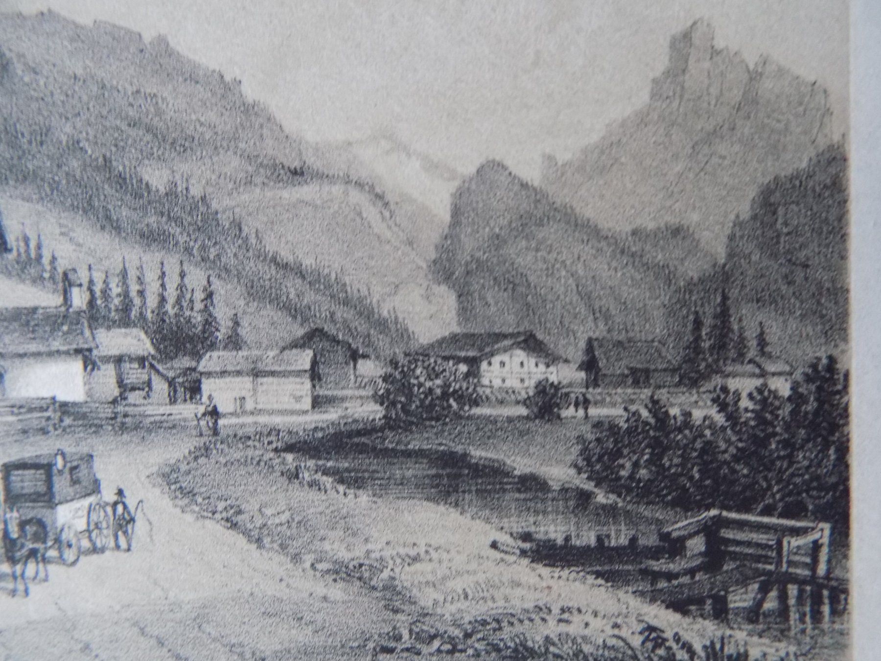 Incisioni: Kandersteg vers la Gemmi – Usato da Risch venduto da Antikfee 4