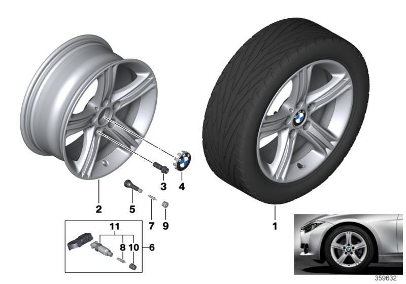 BMW Jantes: Scheibenrad Leichtmetall reflex-silber – D'occasion à Lenzerheide/Lai par ero_r8xd 1