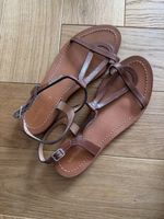 Sandaletten Leder braun Grösse 37 Les Tropéziennes