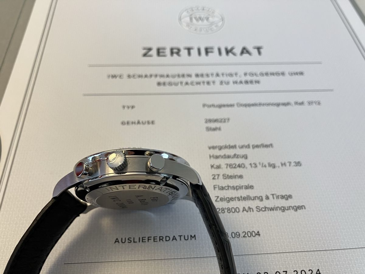 IWC Orologi: IWC Portugieser Doppelchronograph Ref. 3712 – Nuovo (secondo la descrizione) da Jonen venduto da ursi161066 4