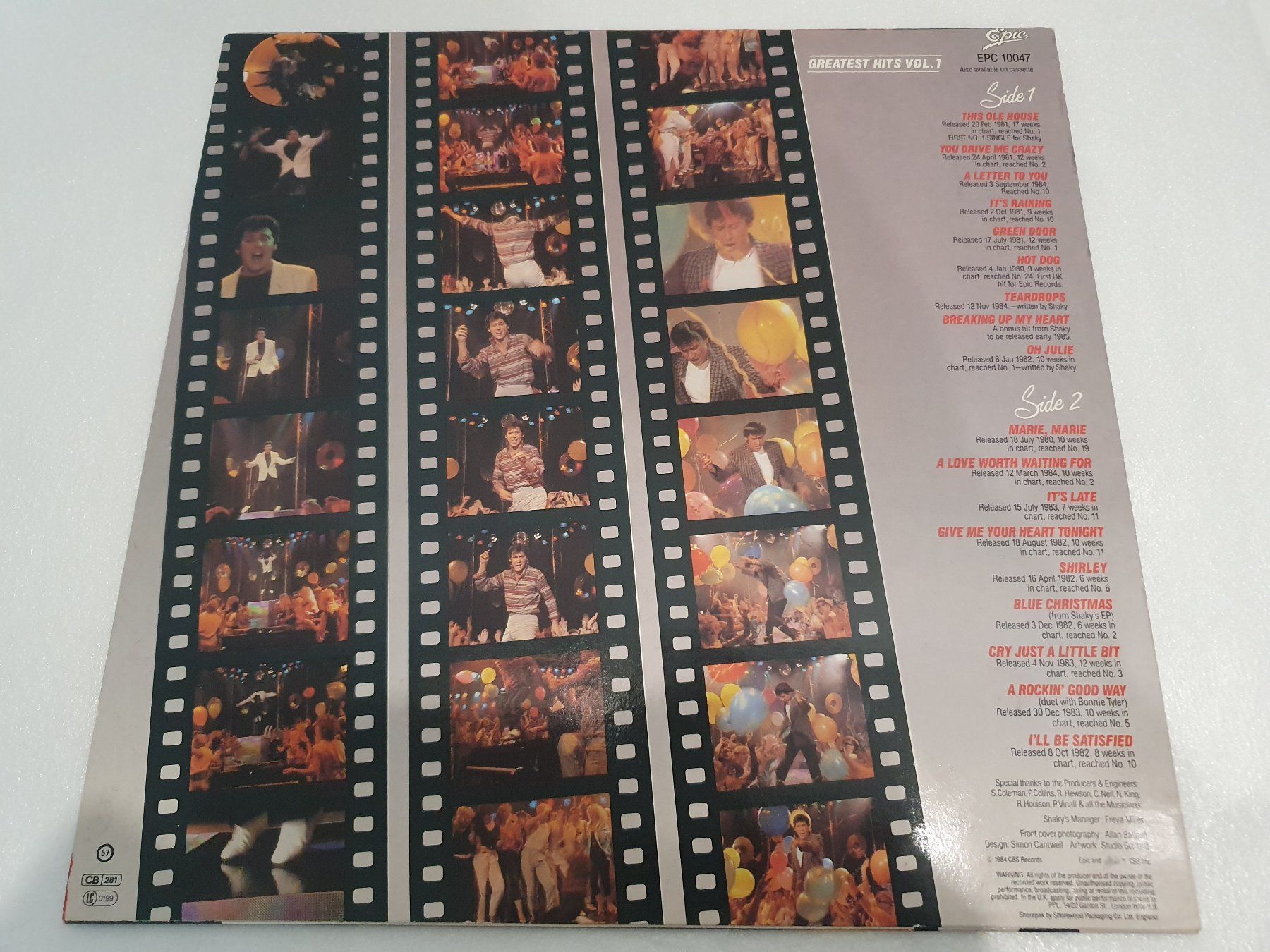 Schallplatten: Shakin' Stevens – Greatest Hits Volume 1 – Gebraucht aus Uster von Vinyl-Leidenschaft 1