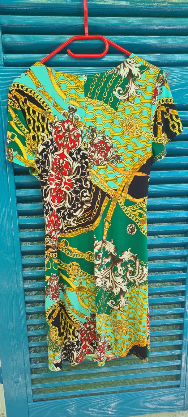 Vestiti: Sommerliches  Kleid bunt, Gr. L / Kurzarm – Usato da Wettingen venduto da Mahariko 2